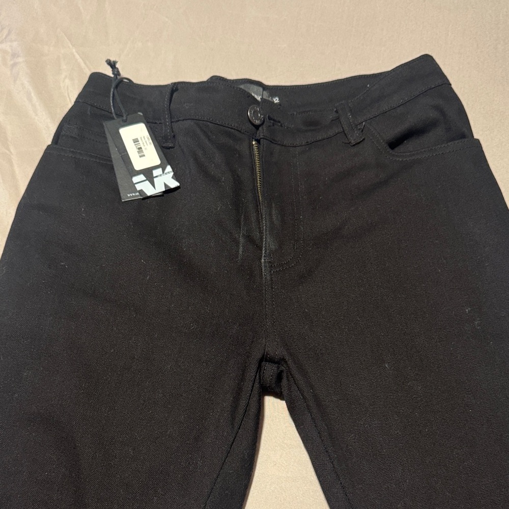 Men's Black Slim Straight Jeans